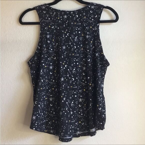 Moon and stars tank Halloween witchy fairycore - Picture 2 of 4